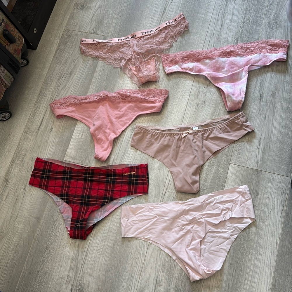 6 pairs of underwear all new sz large